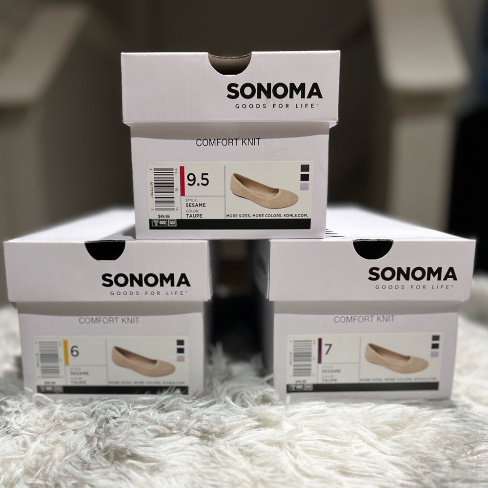 Sonoma Women’s knit ballet flats